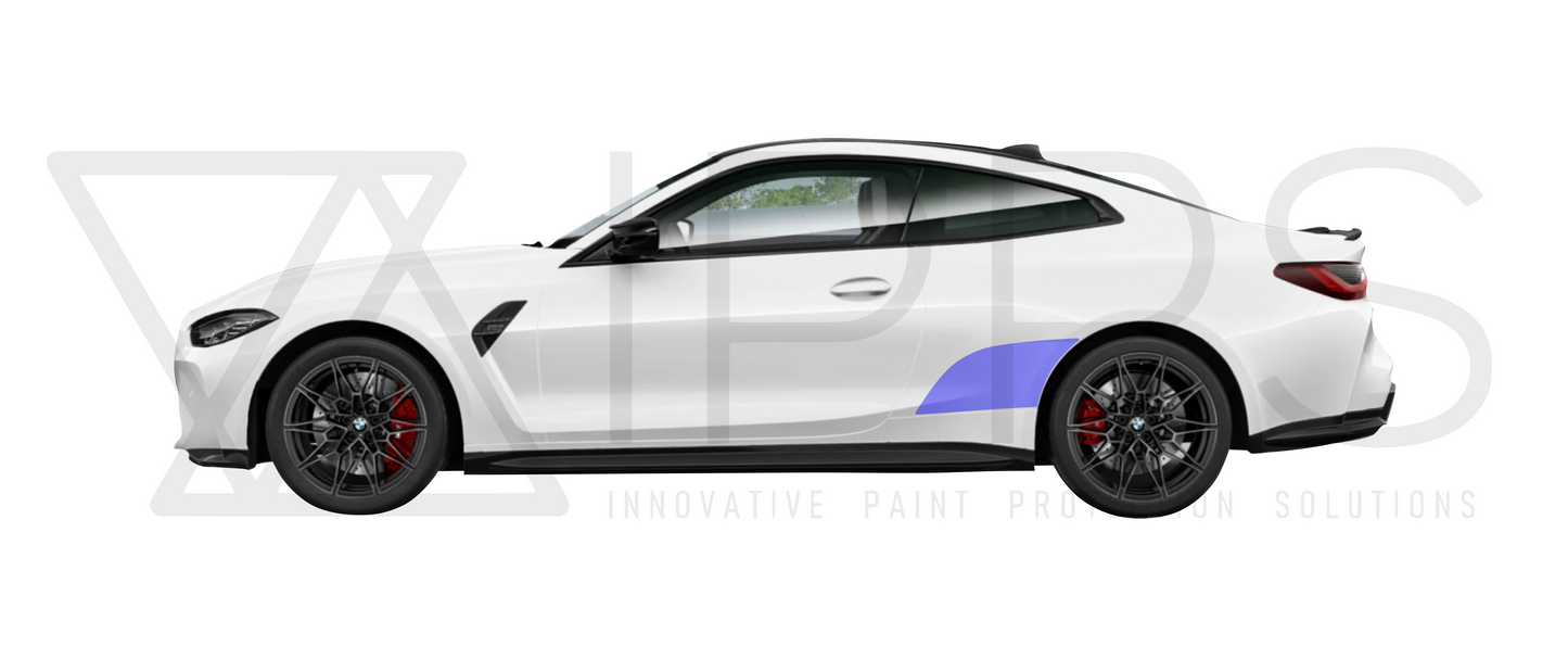 BMW 4 Series, including M4 & M4 Competition Large Rear Quarter Paint Protection Film Kit (G22 | G23 | G82 | G83)