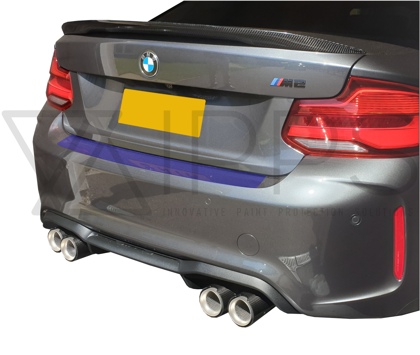 BMW 2 Series, including M2 & M2 Competition Rear Bumper Lip / Edge Paint Protection Film Kit