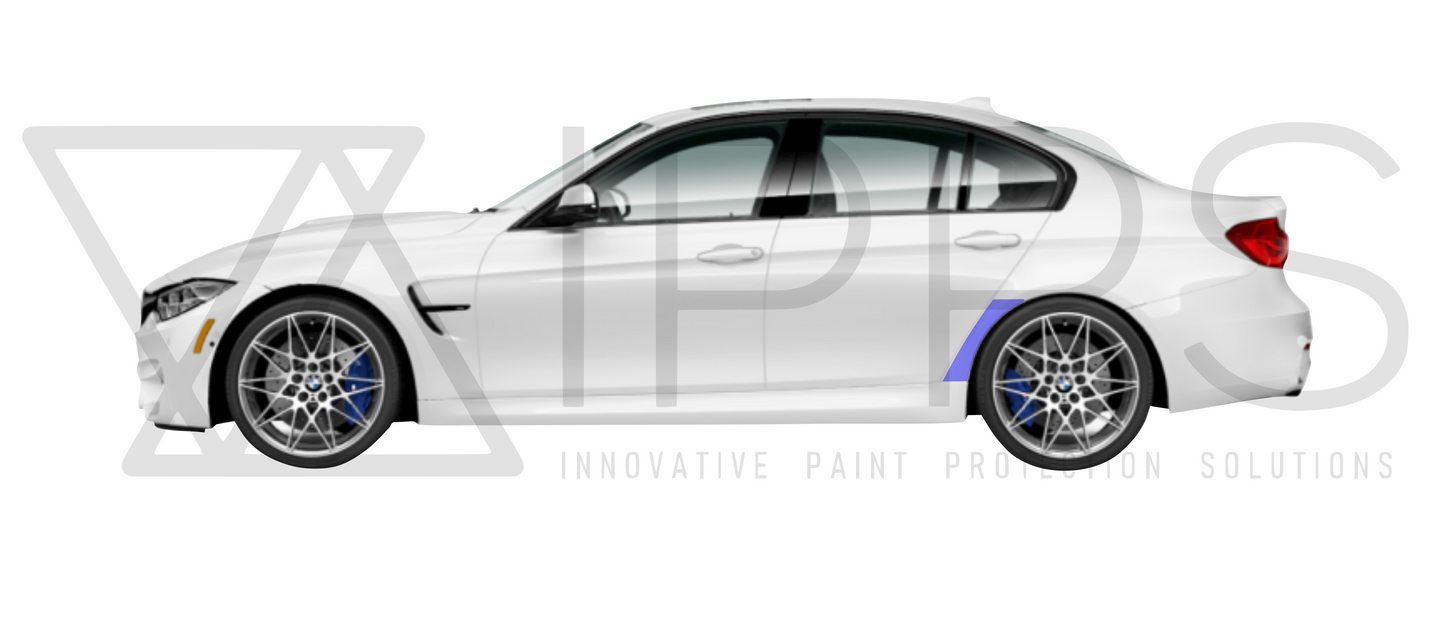 BMW M3 & M3 Competition Large Rear Quarter Paint Protection Film Kit (F80)