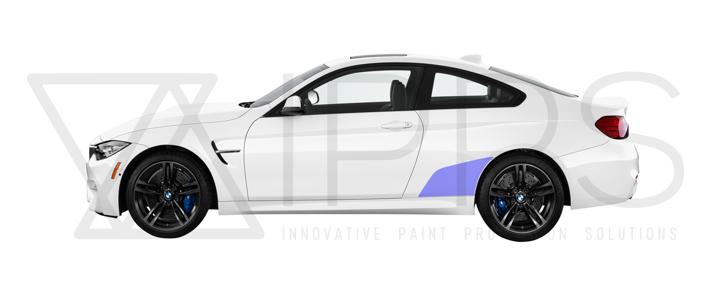 BMW 4 Series, including M4 & M4 Competition Large Rear Quarter Paint Protection Film Kit (F32 | F33 | F82 | F83)