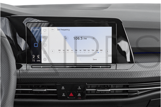 upscreen Schutzfolie für Volkswagen Golf 8 Digital Cockpit 10,25