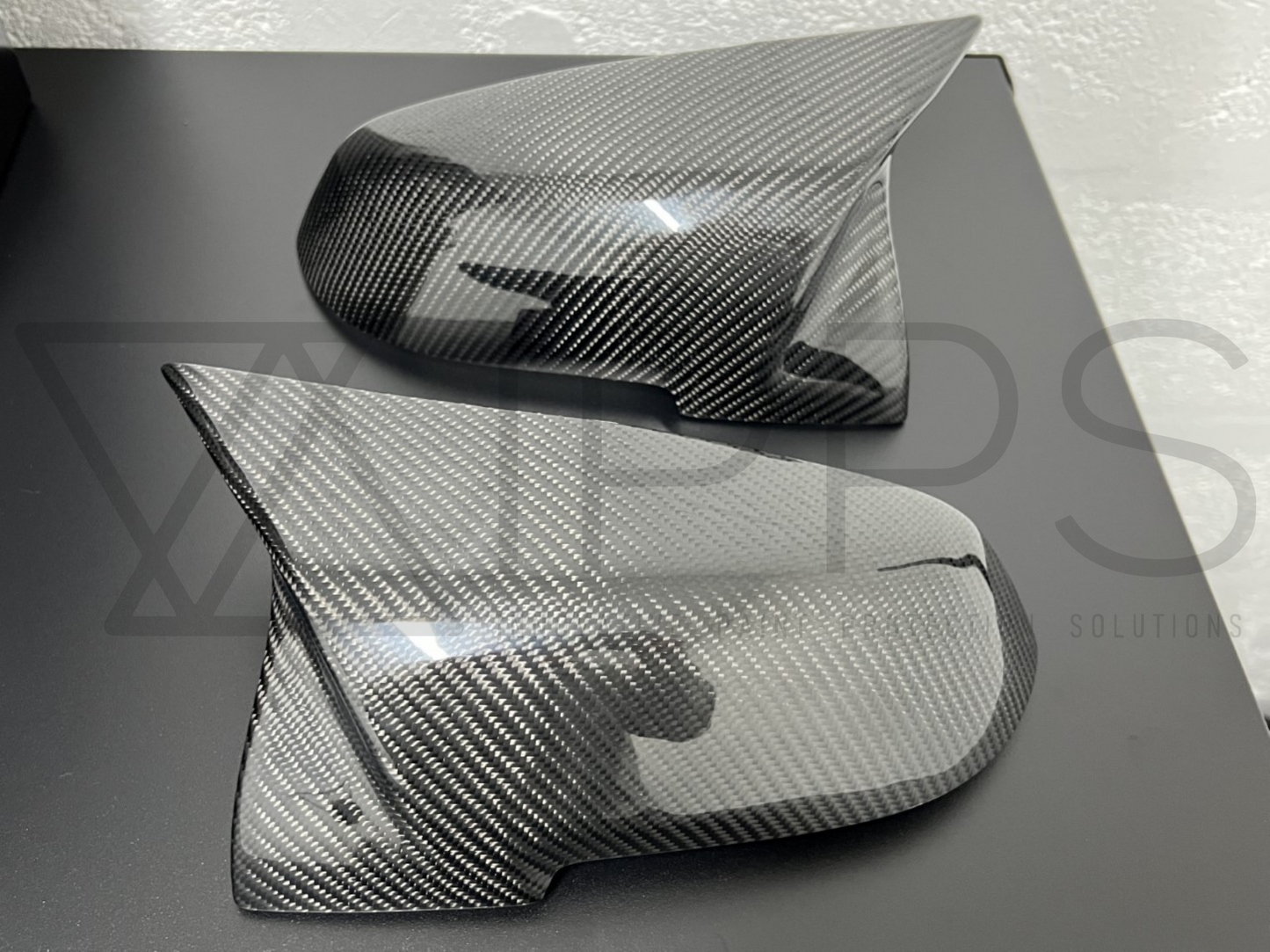 BMW F Series M Style Carbon Fibre / Gloss Black Wing Mirror Caps / Covers