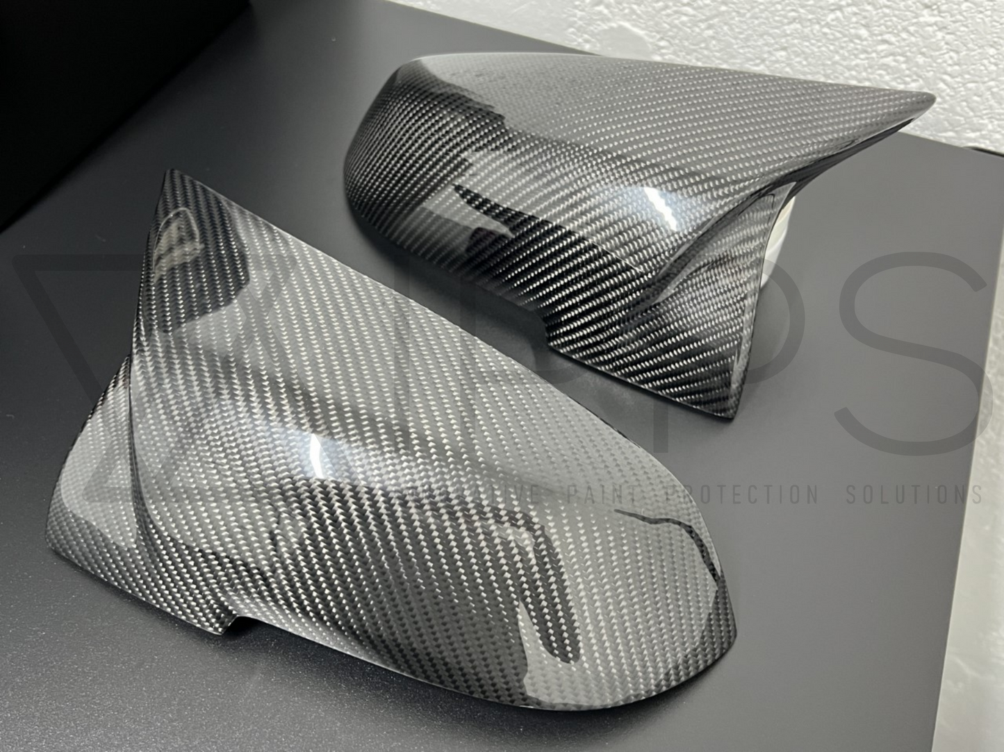 BMW F Series M Style Carbon Fibre / Gloss Black Wing Mirror Caps / Covers